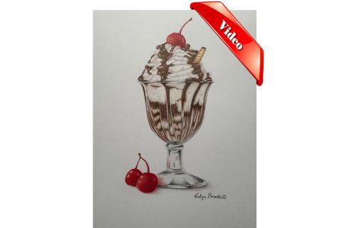 A Cherry on Top in Colour Pencil Video
